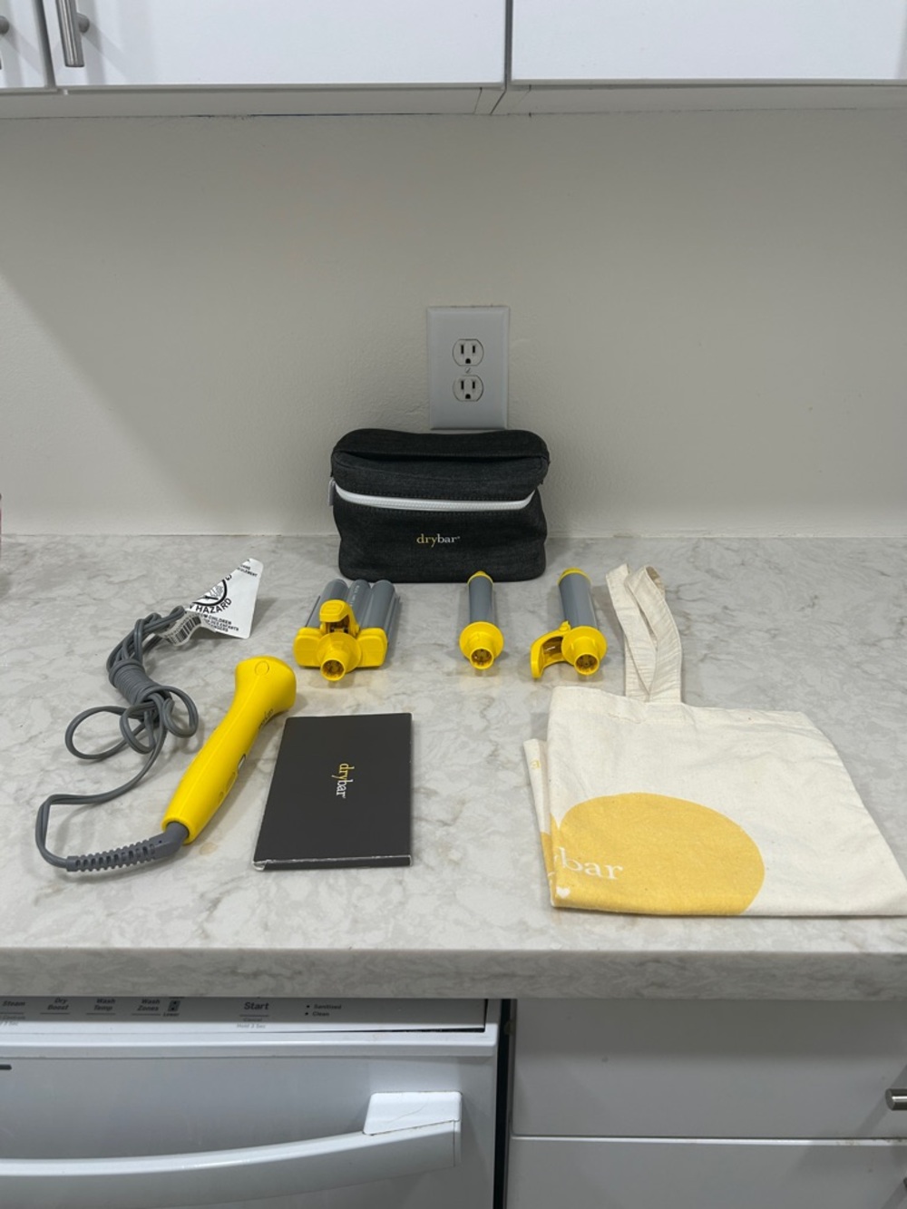 Mixologist by Drybar Interchangeable Curling Barrel Set with Tote and Case